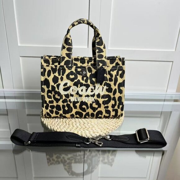 Coach Leopard Cargo Tote NWT